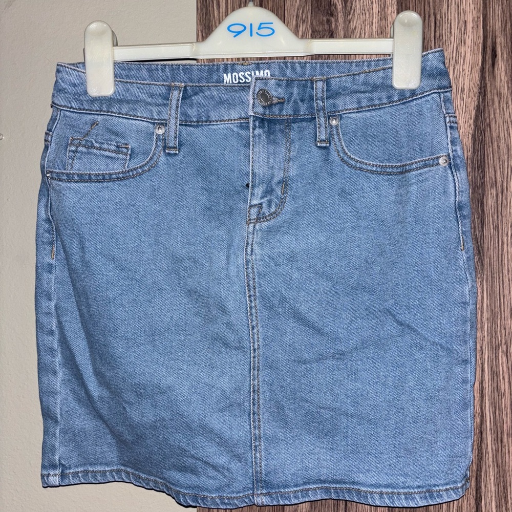 Mossimo Supply Co. Women's Light Blue Mini Skirt